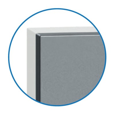 Schneider Odace - va-et-vient ou poussoir à levier blanc craie - 10AX - avec plaque métal titane blanc - Réf : S920203-PBT