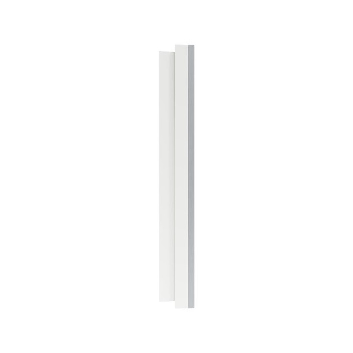 Schneider Odace - va-et-vient ou poussoir à levier blanc craie - 10AX - avec plaque métal titane blanc - Réf : S920203-PBT