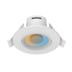 Miidex Lighting - Spot LED Orientable - CCT - 230V - 5W - 3000K/4000K/6500K - Réf : 100060
