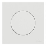 Schneider Odace - va-et-vient ou poussoir blanc craie - 10AX - avec plaque métal effet céramique blanc - Réf : S920204-PC