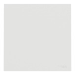 Schneider Odace - va-et-vient ou poussoir intégral - 10AX - avec enjoliveur et plaque - blanc craie - Réf : S980204-PB