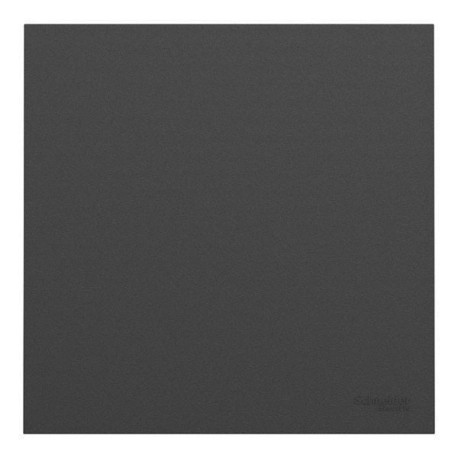 Schneider Odace - va-et-vient ou poussoir intégral - 10AX - avec enjoliveur et plaque - noir onyx - Réf : S980204-PN