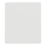 Schneider Odace - va-et-vient ou poussoir intégral - 10AX - avec enjoliveur et plaque Architecte - blanc - Réf : S980204-PBA
