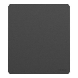 Schneider Odace - va-et-vient ou poussoir intégral - 10AX - avec enjoliveur et plaque Architecte - noir - Réf : S980204-PNA