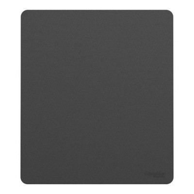 Schneider Odace - va-et-vient ou poussoir intégral - 10AX - avec enjoliveur et plaque Architecte - noir - Réf : S980204-PNA