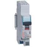 Legrand - Disjoncteur Phase+Neutre DNX³4500 6kA arrivée et sortie borne automatique - 1P+N 230V~ 10A courbe D - Réf : 406808