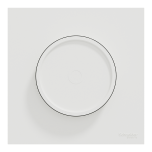 Schneider Odace - variateur de lumière universel 2 ou 3 fils - rotatif avec plaque de finition blanc craie - Réf : S920519-P