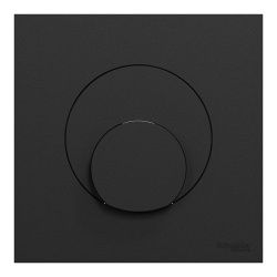 Schneider Odace - sortie de câble - serre câble 6 à 12 mm² - avec plaque de finition noir onyx - Réf : S940662-P