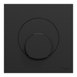 Schneider Odace - sortie de câble - serre câble 6 à 12 mm² - avec plaque de finition noir onyx - Réf : S940662-P