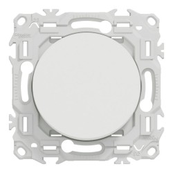 Schneider Odace - va-et-vient ou poussoir - 10AX - blanc craie - Réf : S920204