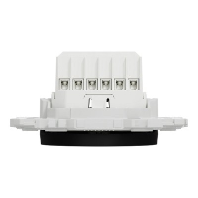 Schneider - Wiser Odace - interrupteur volet-roulant connecté 4A zigbee - noir onyx - Réf : S940567