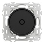 Schneider - Wiser - variateur rotatif connecté 2 ou 3 fils zigbee - noir onyx - Réf : S940513