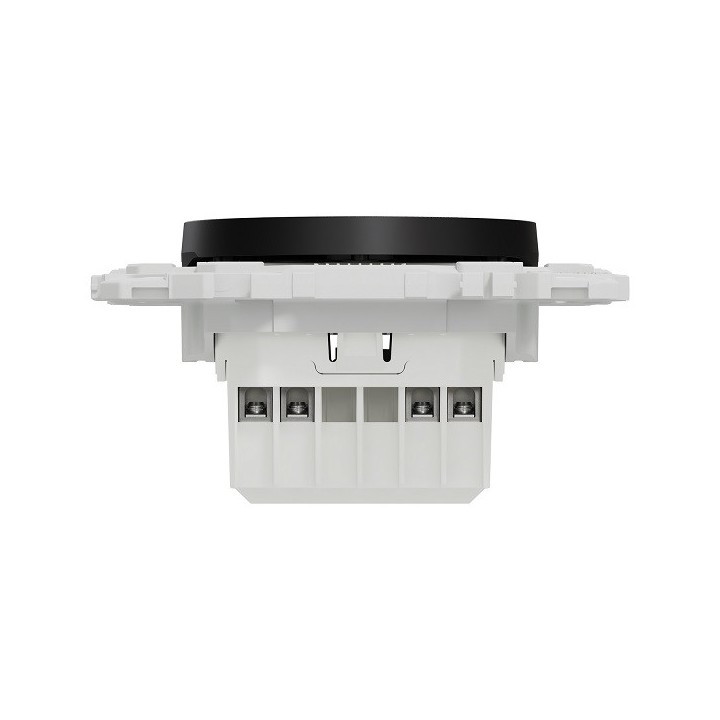 Schneider - Wiser Odace - bouton poussoir connecté 3 fils 10A zigbee - noir onyx - Réf : S940530