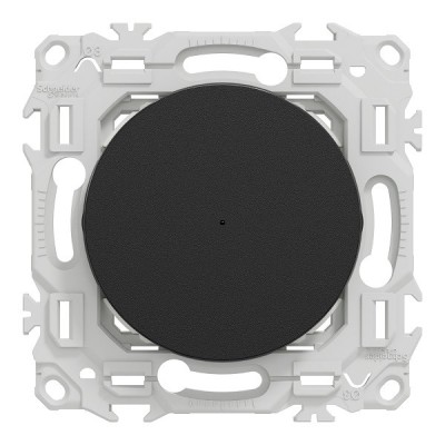 Schneider - Wiser - bouton poussoir connecté 3 fils 10A zigbee - noir onyx - Réf : S940530