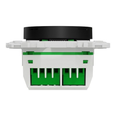 Schneider - Wiser Odace - thermostat connecté filaire 2A zigbee - noir onyx - Réf : S940502