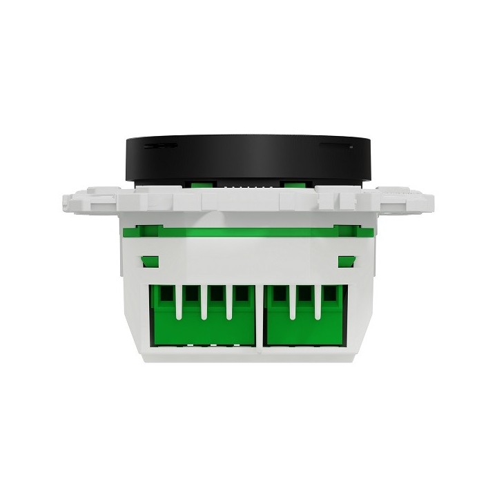 Schneider - Wiser Odace - thermostat connecté filaire 2A zigbee - noir onyx - Réf : S940502