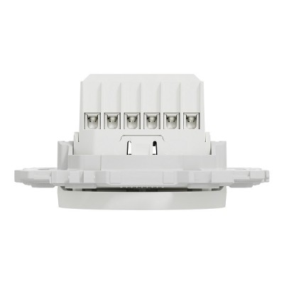 Schneider - Wiser Odace - interrupteur volet-roulant connecté 4A zigbee - blanc craie - Réf : S920567
