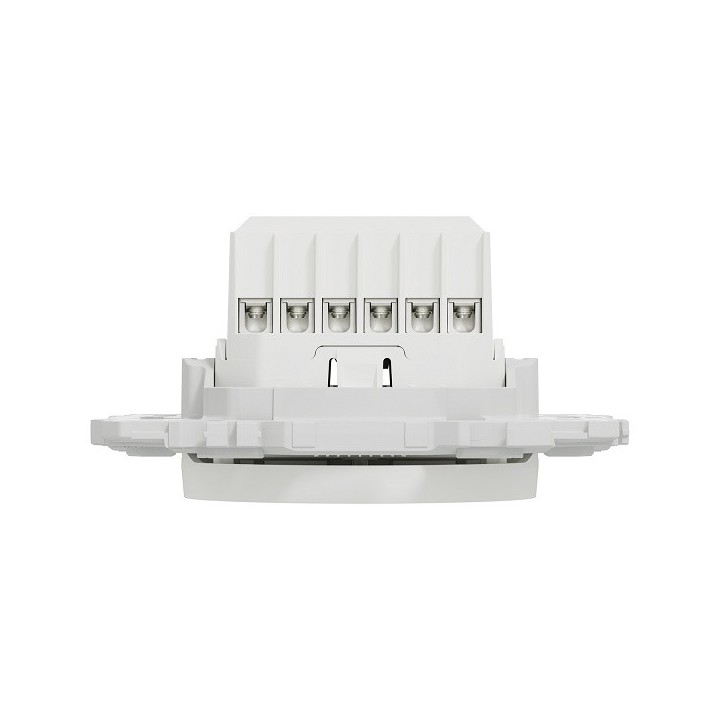 Schneider - Wiser Odace - interrupteur volet-roulant connecté 4A zigbee - blanc craie - Réf : S920567