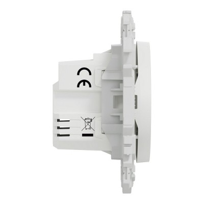 Schneider - Wiser Odace - interrupteur volet-roulant connecté 4A zigbee - blanc craie - Réf : S920567