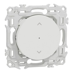 Schneider - Wiser - interrupteur volet-roulant connecté 4A zigbee - blanc craie - Réf : S920567