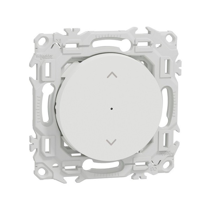 Schneider - Wiser - interrupteur volet-roulant connecté 4A zigbee - blanc craie - Réf : S920567