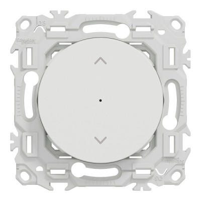 Schneider - Wiser Odace - interrupteur volet-roulant connecté 4A zigbee - blanc craie - Réf : S920567