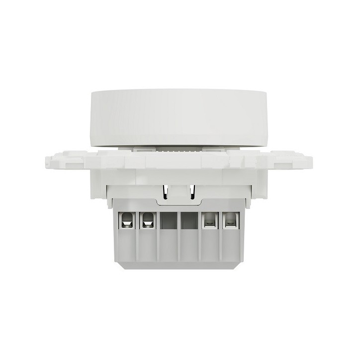 Schneider - Wiser Odace - variateur rotatif connecté 2 ou 3 fils zigbee - blanc craie - Réf : S920513