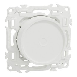 Schneider - Wiser - variateur rotatif connecté 2 ou 3 fils zigbee - blanc craie - Réf : S920513