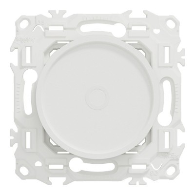 Schneider - Wiser Odace - variateur rotatif connecté 2 ou 3 fils zigbee - blanc craie - Réf : S920513