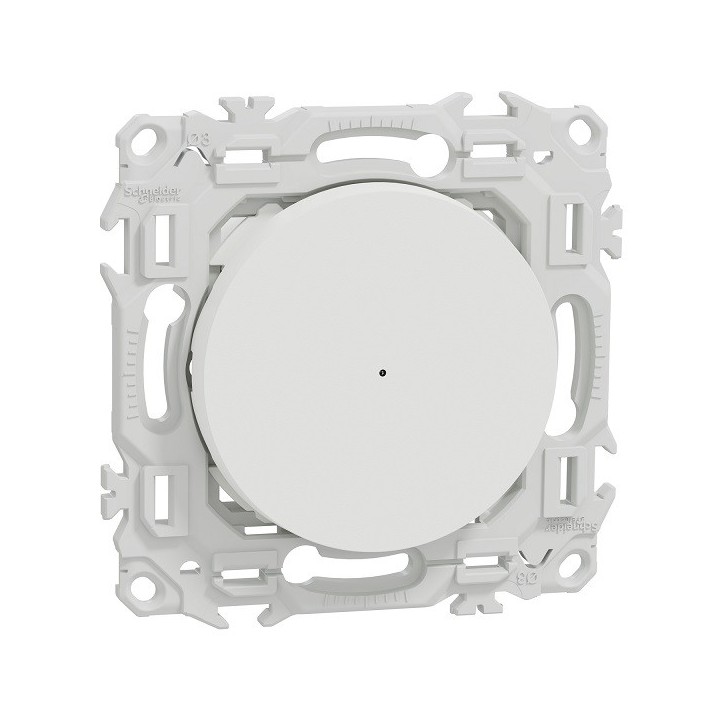 Schneider - Wiser - bouton poussoir connecté 3 fils 10A zigbee - blanc craie - Réf : S920530