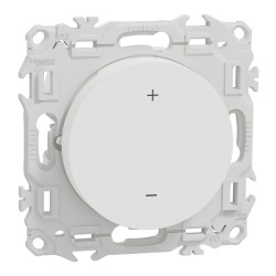 Schneider - Wiser Odace - thermostat connecté filaire 2A zigbee - blanc craie - Réf : S920702