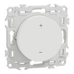 Schneider - Wiser Odace - thermostat connecté filaire 2A zigbee - blanc craie - Réf : S920702