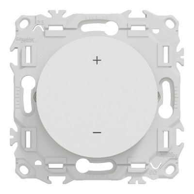 Schneider - Wiser Odace - thermostat connecté filaire 2A zigbee - blanc craie - Réf : S920502
