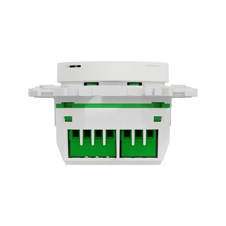 Schneider - Wiser Odace - thermostat connecté filaire 2A zigbee - blanc craie - Réf : S920502