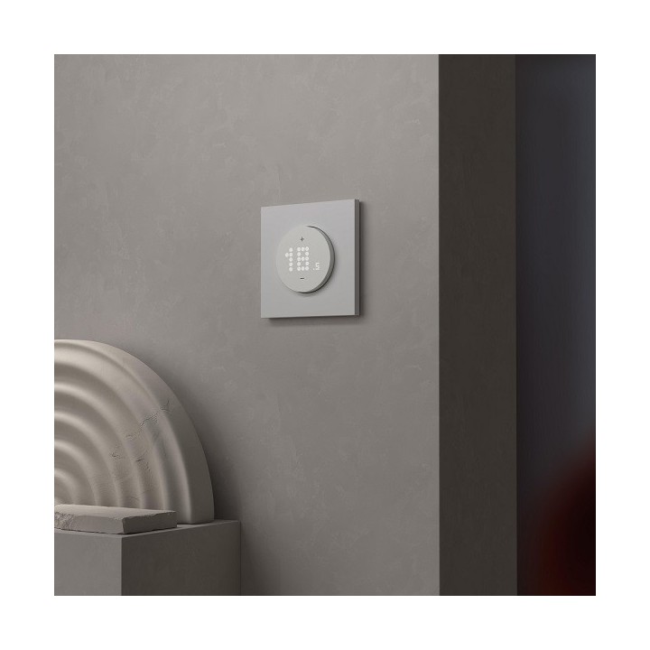 Schneider - Wiser Odace - thermostat connecté filaire 2A zigbee - blanc craie - Réf : S920502