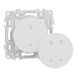 Schneider - Wiser Odace - interrupteur centralisé sans fils 2 ou 4 boutons - blanc craie - Réf : S920531