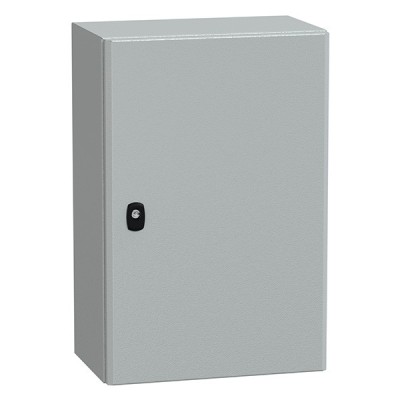 Schneider PanelSeT S3D - Coffret en acier - H600xL400xP250 - avec porte pleine - Réf : NSYS3D6425