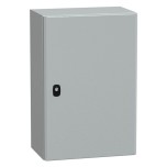 Schneider PanelSeT S3D - Coffret en acier - H600xL400xP250 - avec porte pleine - Réf : NSYS3D6425