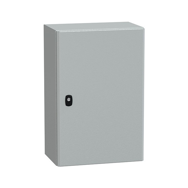 Schneider PanelSeT S3D - Coffret en acier - H600xL400xP250 - avec porte pleine - Réf : NSYS3D6425