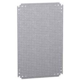 Schneider PanelSeT - châssis microperforé - acier galvanisé - coffret 600x400mm - Réf : NSYMF64