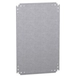Schneider PanelSeT - châssis microperforé - acier galvanisé - coffret 600x400mm - Réf : NSYMF64