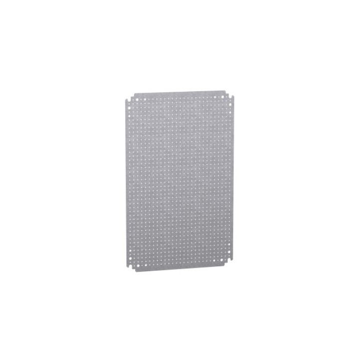 Schneider PanelSeT - châssis microperforé - acier galvanisé - coffret 600x400mm - Réf : NSYMF64