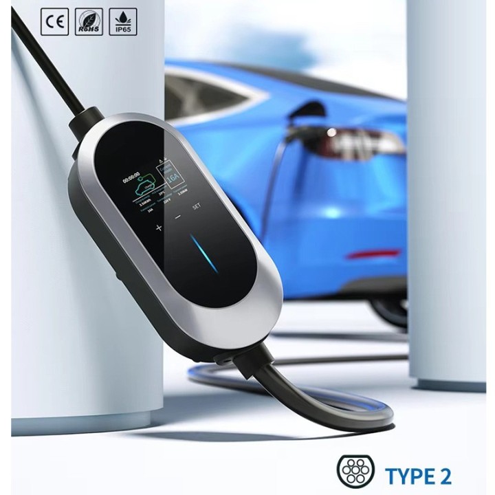 Krisane - Borne de recharge pour véhicule électrique - 7Kw - 32A - Réf : KRI35320