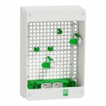Schneider - Resi9 Coffret VDI Box 13M2R - coffret support box operateur avec 2 prises - Réf : R9H13402VDIBOX