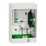 Schneider - Resi9 Coffret VDI 13M2R - Switch 5ports PoE - 2 prises - grade 3TV 6xRJ45 cat6a - Réf : R9H13402VDIXS