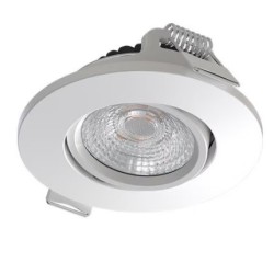 Solum - Libra - Spot LED BBC encastrable orientable  6W -  dimmable - CCT - blanc - Réf : S0050690D
