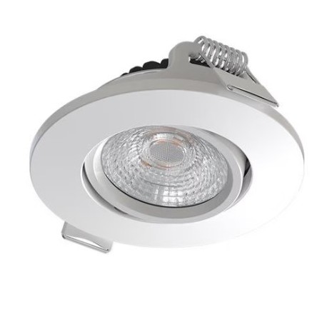 Solum - Libra - Spot LED BBC encastrable orientable  6W -  dimmable - CCT - blanc - Réf : S0050690D