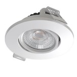Solum - Libra - Spot LED BBC encastrable orientable  6W -  dimmable - CCT - blanc - Réf : S0050690D