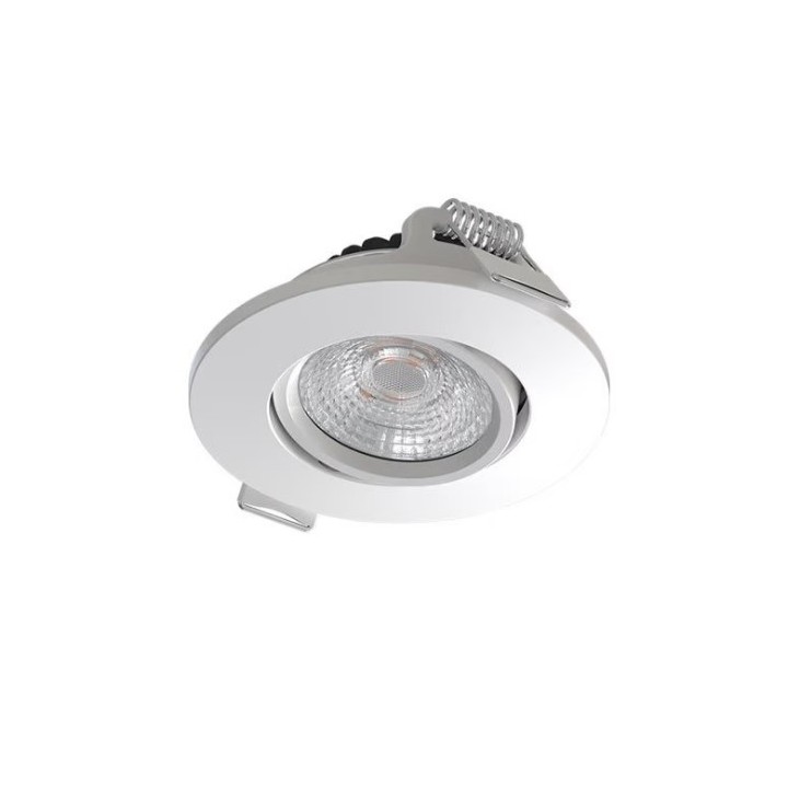Solum - Libra - Spot LED BBC encastrable orientable  6W -  dimmable - CCT - blanc - Réf : S0050690D