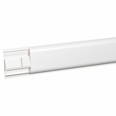Legrand - Lot de 15 mètres de plinthe DLPlus 120x20mm 2 compartiments 1 couvercle longueur 2m - blanc - Réf : 030089